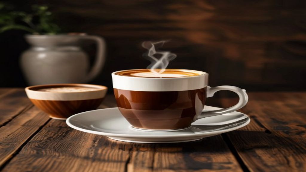 V60 kahve demleme ekipmanı ve taze demlenmiş kahve, doğal ışık altında